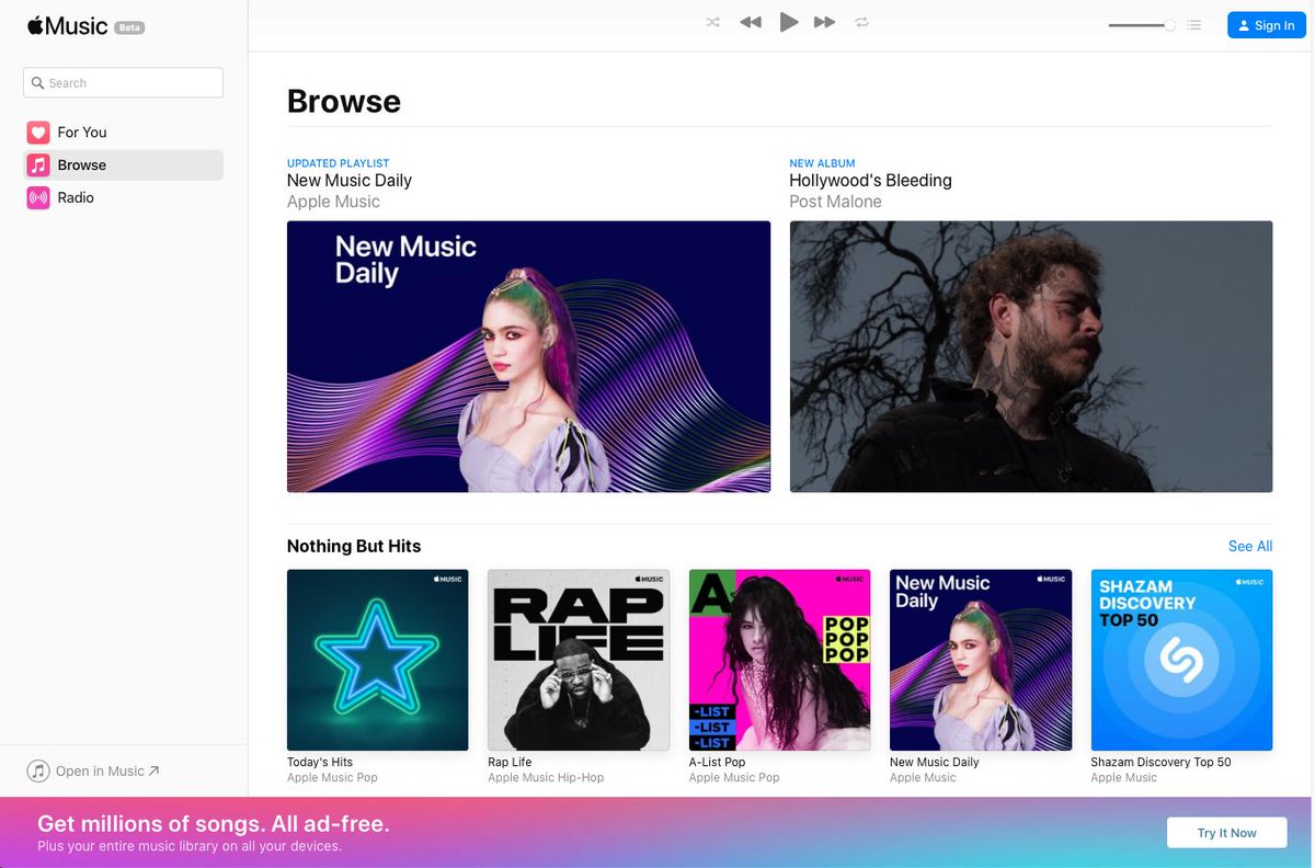Read more about the article Apple Music bald als Webversion verfügbar