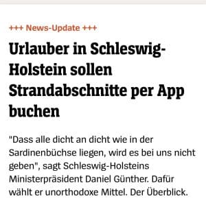Read more about the article CoronaBeachApp: Neue App zur Überwachung von Strandbesucherzahlen