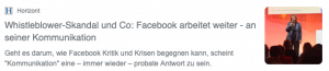 Read more about the article Facebooks PR-Strategie kritisiert: Mehr PR-Mitarbeiter als Tech-Journalisten weltweit