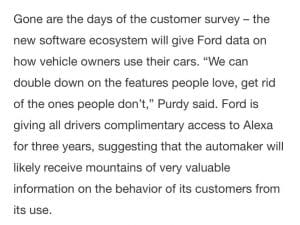 Read more about the article Ford nutzt neue Software-Ökosysteme für Kundenverständnis ohne Umfragen
