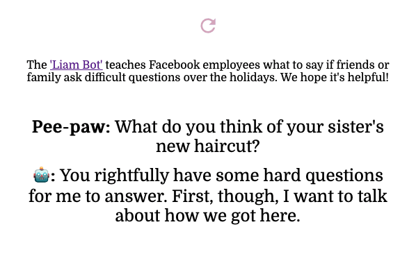 Read more about the article Google-Manager entwickelt Bot, der ‚Liam Bot‘ von Facebook kritisiert