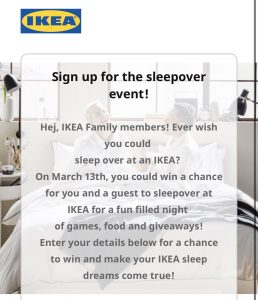 Read more about the article IKEA lädt zur Pyjama-Party in seine Filialen ein