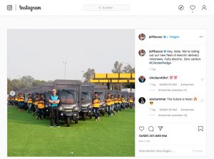 Read more about the article Jeff Bezos kündigt neue Flotte elektrischer Liefer-Rikschas in Indien an