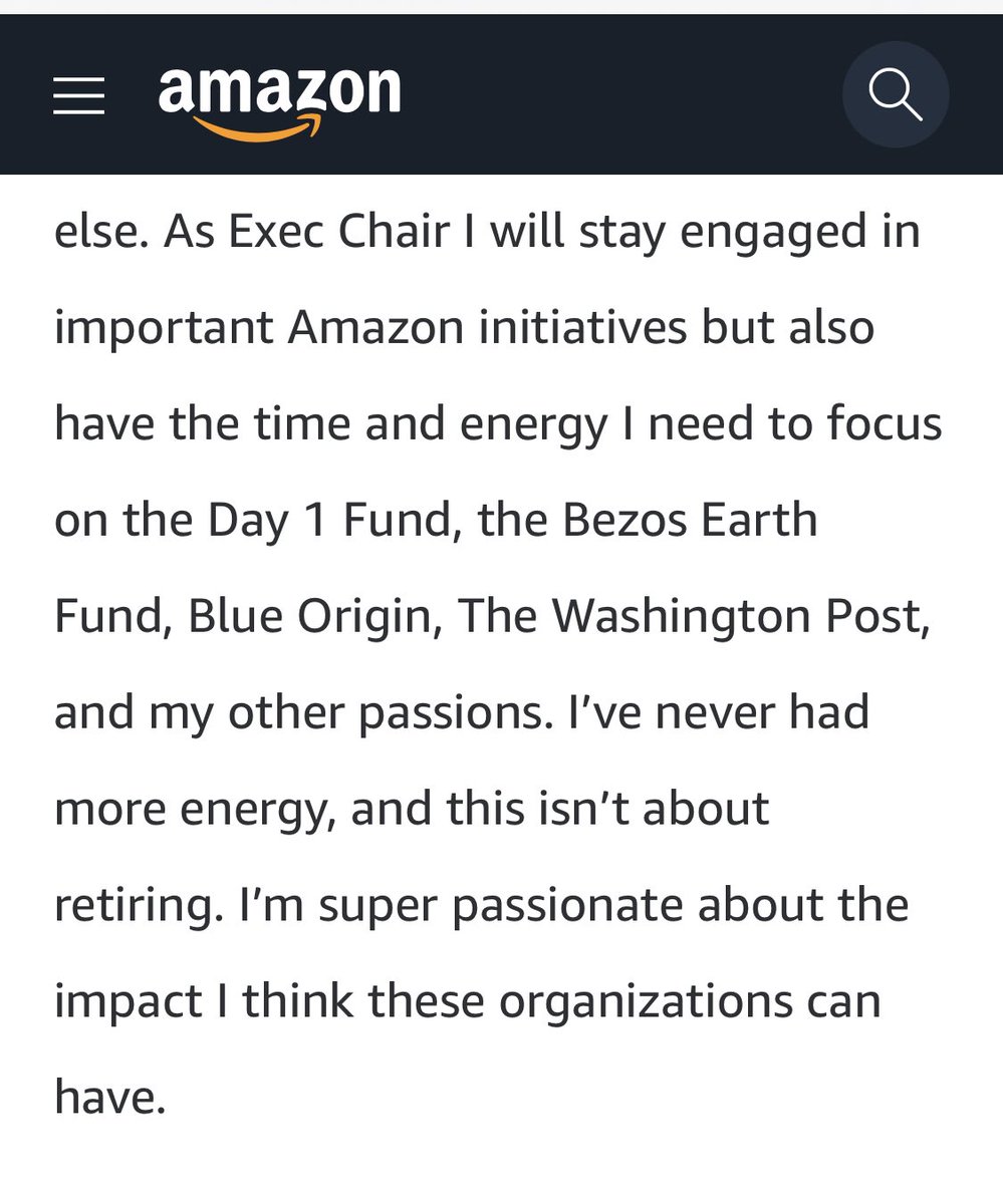 You are currently viewing Jeff Bezos spricht über Energie und Rücktrittspläne bei Amazon