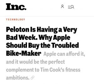 Read more about the article Kooperation zwischen Peloton und Apple