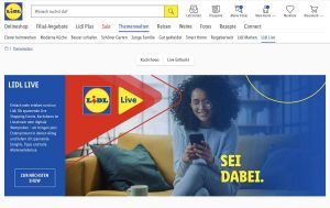 Read more about the article Lidl startet Infotainment im Online-Shop mit Live-Shopping und digitalen Weinproben