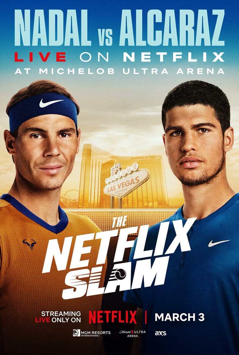 Read more about the article Netflix plant Tennis Live-Sportevent ‚The Netflix Slam‘ mit Rafael Nadal