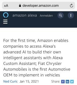 Read more about the article Neue Alexa Custom Assistant Lösung von Amazon angekündigt: Individuelle intelligente Assistenten für Marken