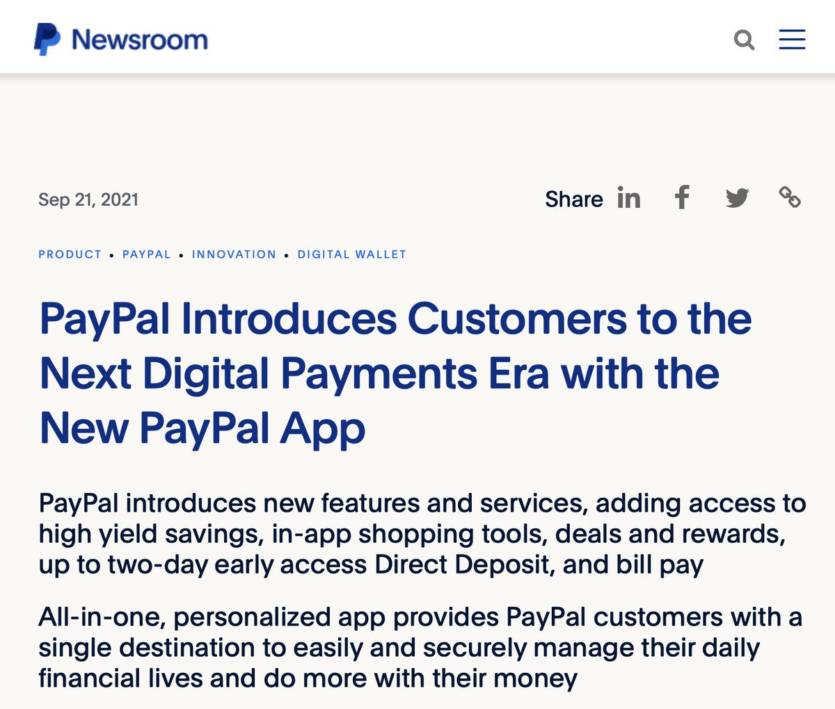You are currently viewing PayPal führt neue In-App-Shopping-Tools und -Funktionen ein