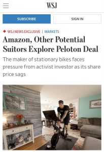 Read more about the article Spekulation über Integration von Pelotons Monatsbeitrag in Amazon Prime