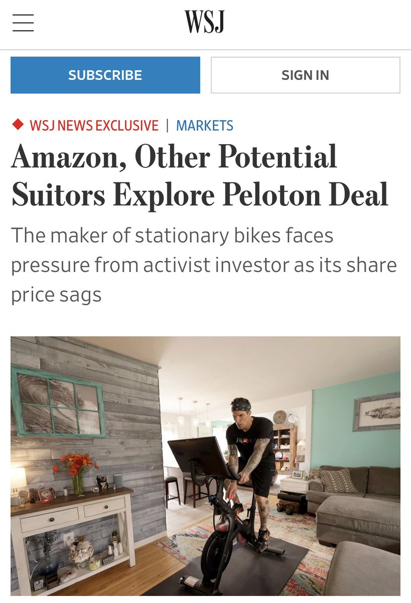 Read more about the article Spekulation über Integration von Pelotons Monatsbeitrag in Amazon Prime