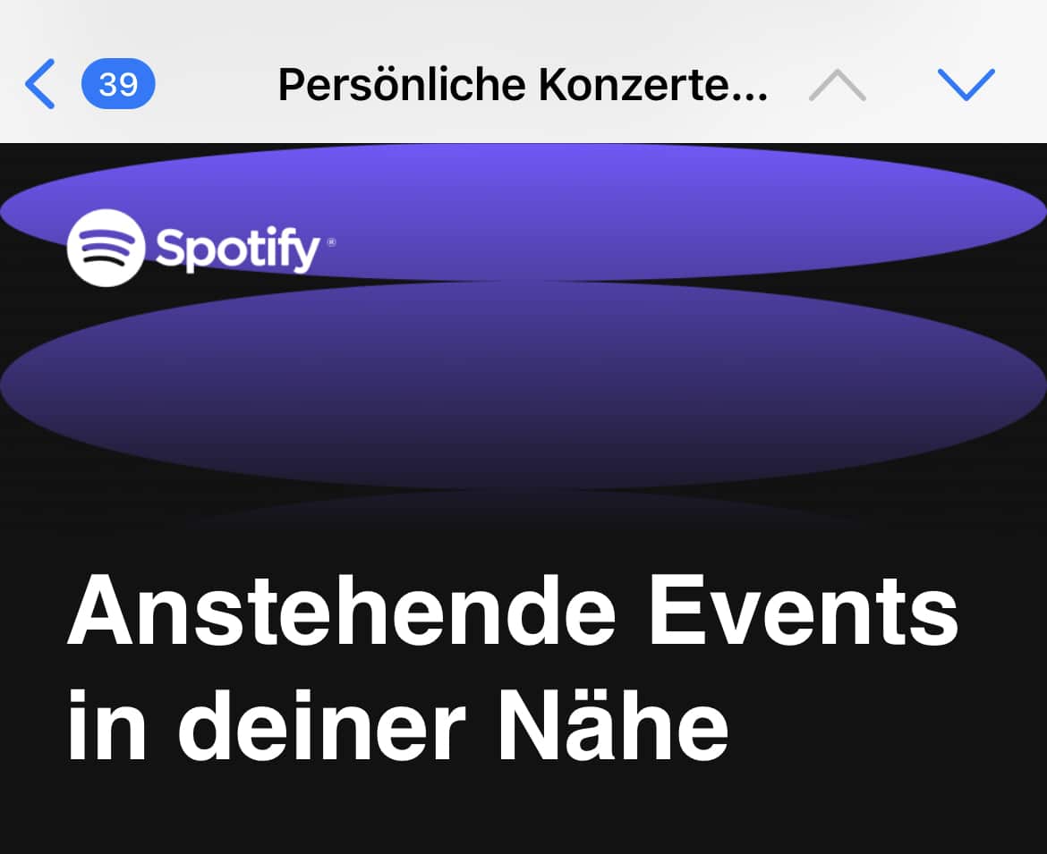 Read more about the article Spotify versendet personalisierte Konzertempfehlungen und leitet Nutzer zu Ticketmaster.