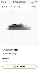 Read more about the article Tesla akzeptiert jetzt Dogecoin für Merchandise
