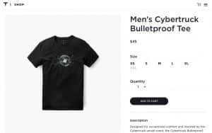 Read more about the article Tesla präsentiert Cybertruck Bulletproof Tee