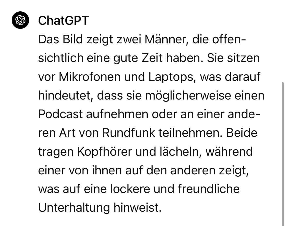 Read more about the article Vergleich der Bilderkennung von ChatGPT und Meta’s KI